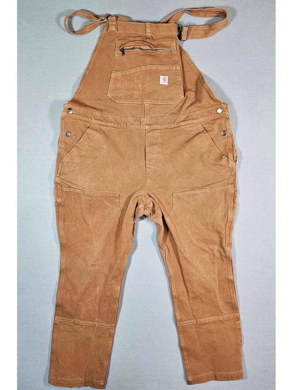 Carhartt Women's 0R4556-W Overalls Brown XXL Short (20)